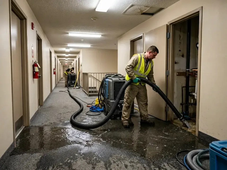 multi-unit-apartment-hallway-f-005 — frequently asked questions, Emergency Burst Pipe Water Extraction & Removal in Bloomer,…